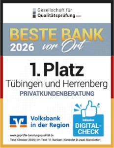 Beste Bank vor Ort